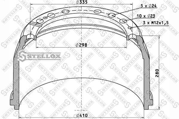 Brake Drum 85-00021-SX