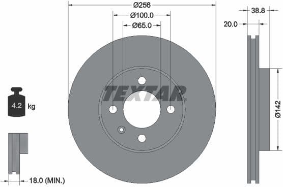 Brake Disc PRO 92036803