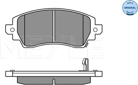 Brake Pad Set, disc brake MEYLE-ORIGINAL: True to OE. 025 230 8818/W - image 2
