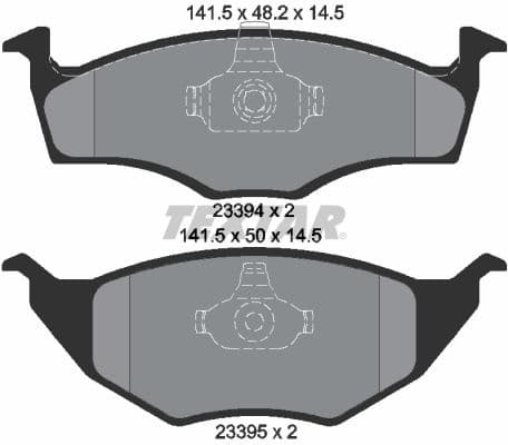 Brake Pad Set, disc brake 2339402