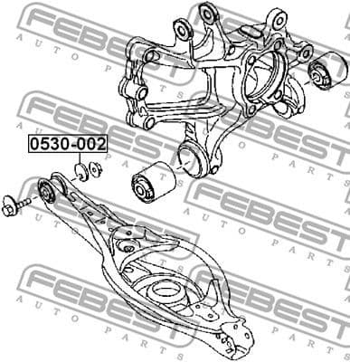 Caster Shim, axle beam 0530-002 - image 2