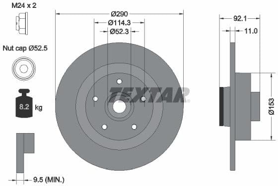 Brake Disc PRO 92254103