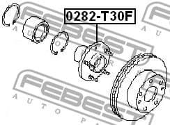Wheel Hub 0282-T30F - image 2