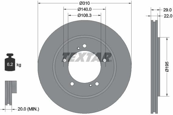Brake Disc PRO 92170503
