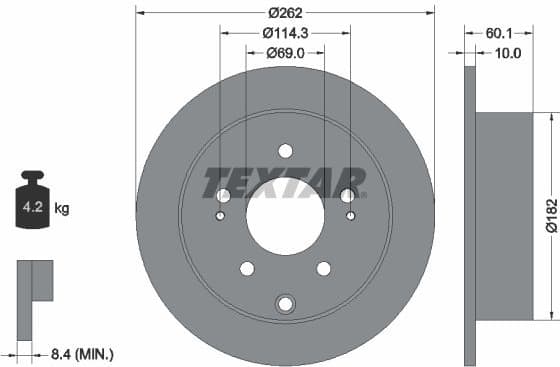 Brake Disc PRO 92269403