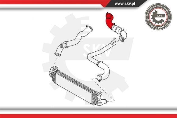 Charge Air Hose 43SKV171 - image 3