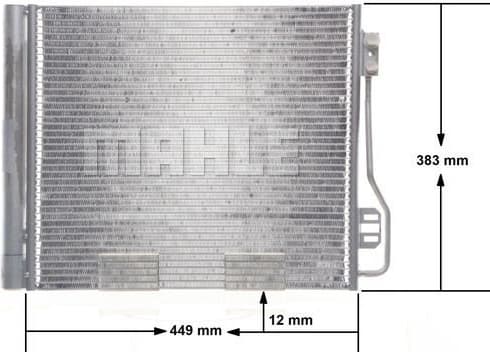 Condenser, air conditioning BEHR AC 488 000S - image 12