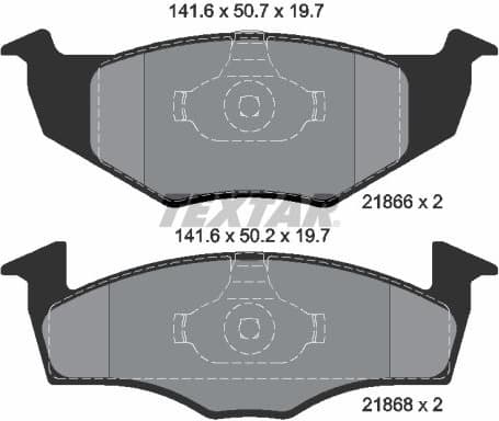 Brake Pad Set, disc brake Q+ 2186603
