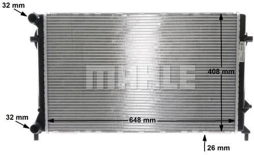 Radiator, engine cooling BEHR CR 30 000S - image 11