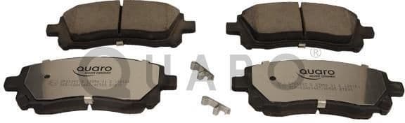 Brake Pad Set, disc brake QUARO SILVER CERAMIC QP2020C