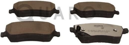 Brake Pad Set, disc brake QUARO SILVER CERAMIC QP2261C