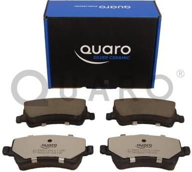Brake Pad Set, disc brake QUARO SILVER CERAMIC QP3408C - image 2