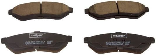 Brake Pad Set, disc brake 19-2969