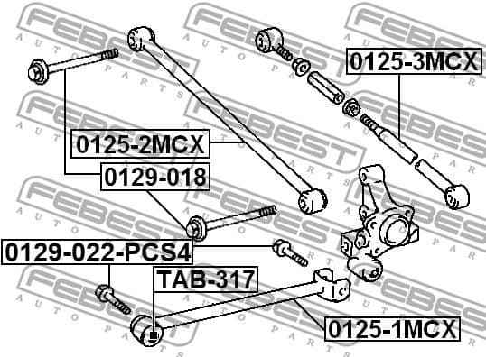 Camber Correction Screw 0129-022-PCS4 - image 2