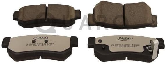 Brake Pad Set, disc brake QUARO SILVER CERAMIC QP4792C