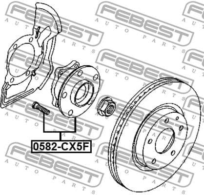 Wheel Hub 0582-CX5F - image 2