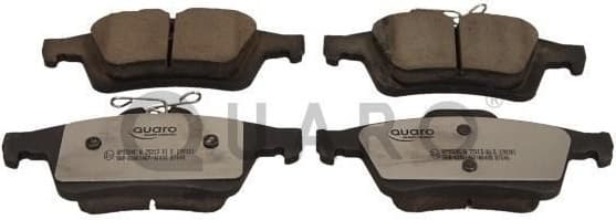 Brake Pad Set, disc brake QUARO SILVER CERAMIC QP5524C