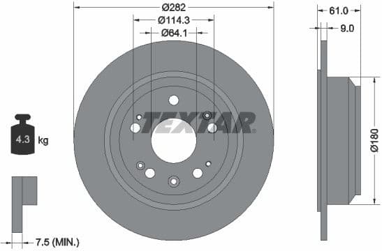 Brake Disc PRO 92165803