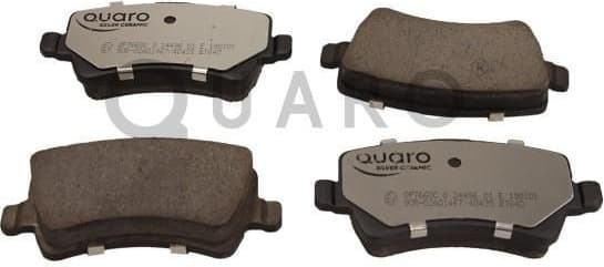 Brake Pad Set, disc brake QUARO SILVER CERAMIC QP7660C