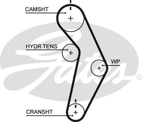 Timing Belt RPM Racing Timing Belt T245RB