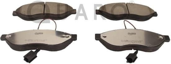 Brake Pad Set, disc brake QUARO SILVER CERAMIC QP3600C