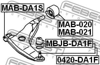 Ball Joint 0420-DA1F - image 2