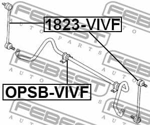 Mounting, stabiliser bar OPSB-VIVF - image 2