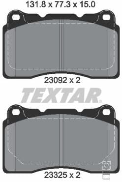 Brake Pad Set, disc brake Q+ 2309204