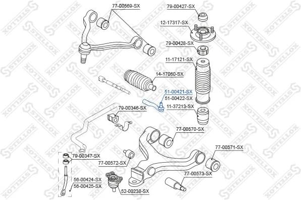 Tie Rod End 51-00421-SX