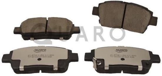 Brake Pad Set, disc brake QUARO SILVER CERAMIC QP7748C