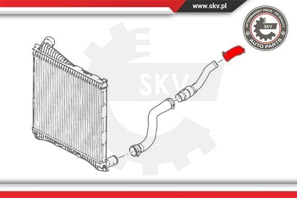 Charge Air Hose 43SKV292 - image 4