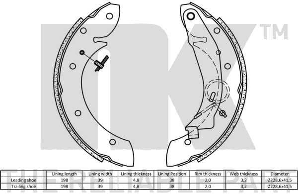 Brake Shoe Set 2719598 - image 3