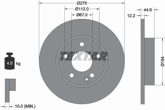 Brake Disc PRO 92131803
