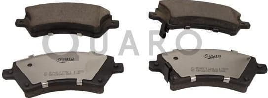 Brake Pad Set, disc brake QUARO SILVER CERAMIC QP0945C