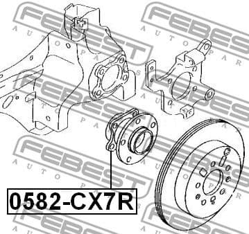 Wheel Hub 0582-CX7R - image 2
