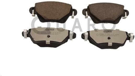 Brake Pad Set, disc brake QUARO SILVER CERAMIC QP1666C
