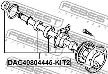 Wheel Bearing Kit DAC40804445-KIT2 - image 2