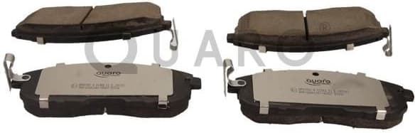 Brake Pad Set, disc brake QUARO SILVER CERAMIC QP0070C