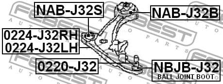 Ball Joint 0220-J32 - image 2