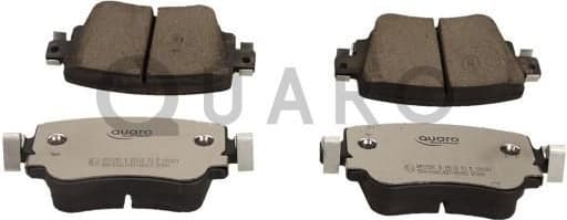 Brake Pad Set, disc brake QUARO SILVER CERAMIC QP0399C