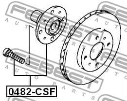 Wheel Hub 0482-CSF - image 2