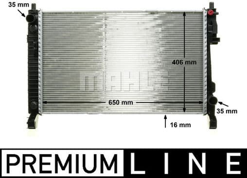 Radiator, engine cooling BEHR *** PREMIUM LINE *** CR 661 000P