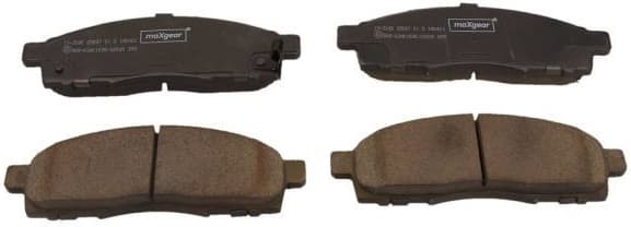 Brake Pad Set, disc brake 19-3160