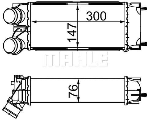 Charge Air Cooler BEHR CI 367 000S