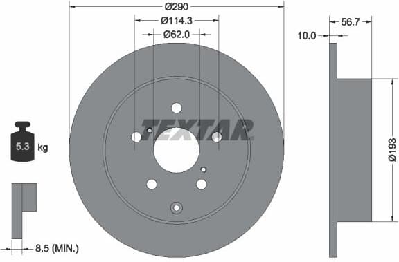 Brake Disc PRO 92164803