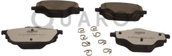 Brake Pad Set, disc brake QUARO SILVER CERAMIC QP7024C
