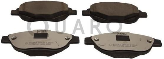 Brake Pad Set, disc brake QUARO SILVER CERAMIC QP3797C