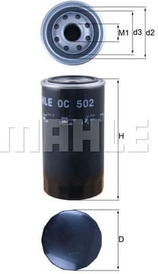 Oil Filter OC502