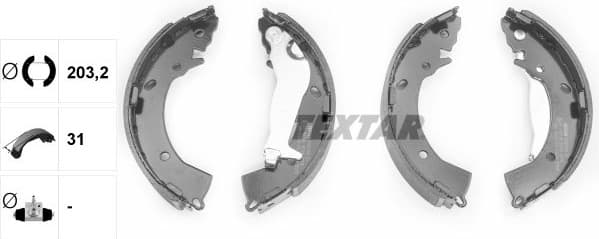 Brake Shoe Set 91063300