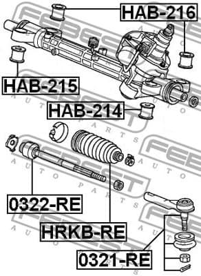 Inner Tie Rod 0322-RE - image 2